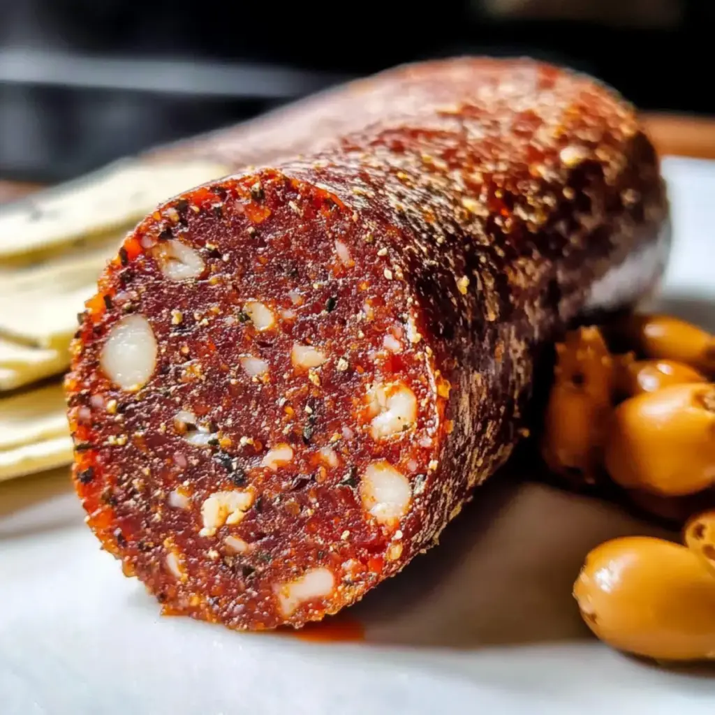 Irresistible Veganer Salami mit Seitan für echte Genießer