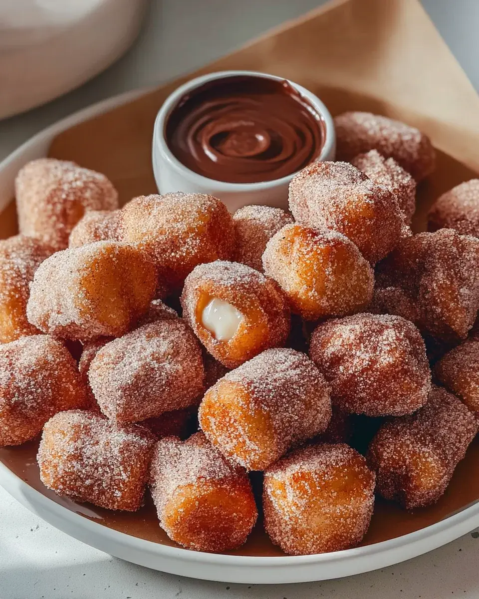 Air Fryer Churro Bites