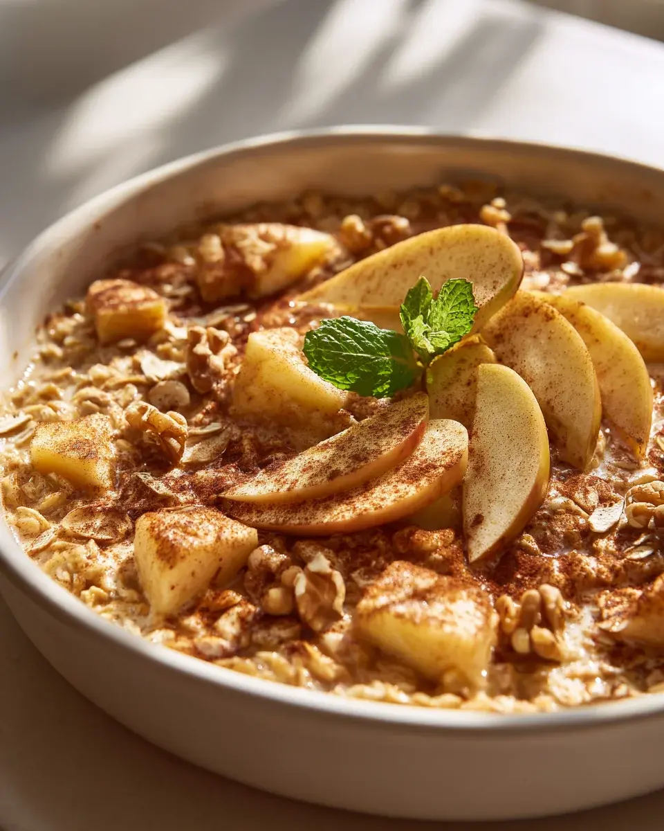 Apfelkuchen Haferflocken Auflauf 1