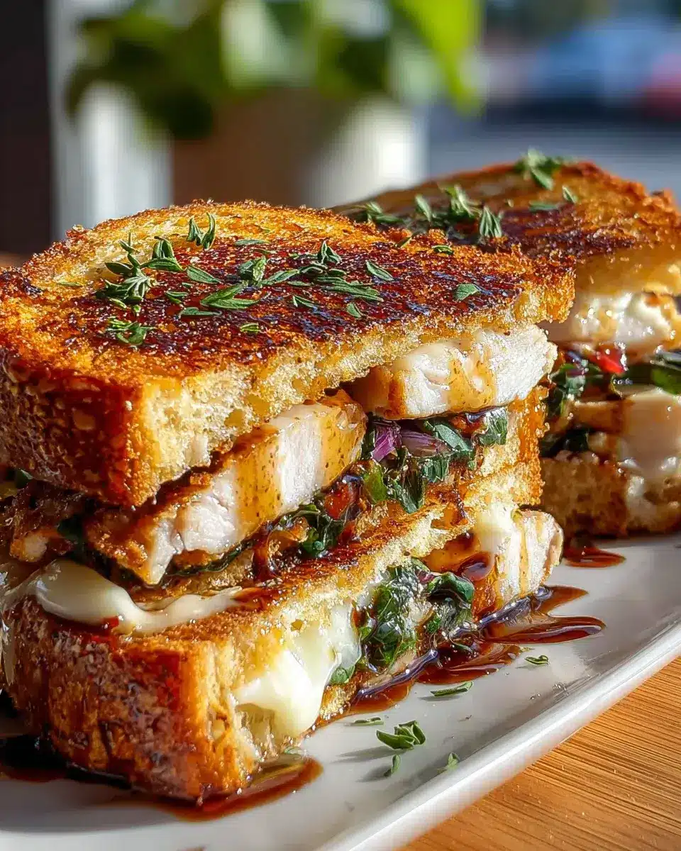 Balsamico Vinaigrette Sandwich