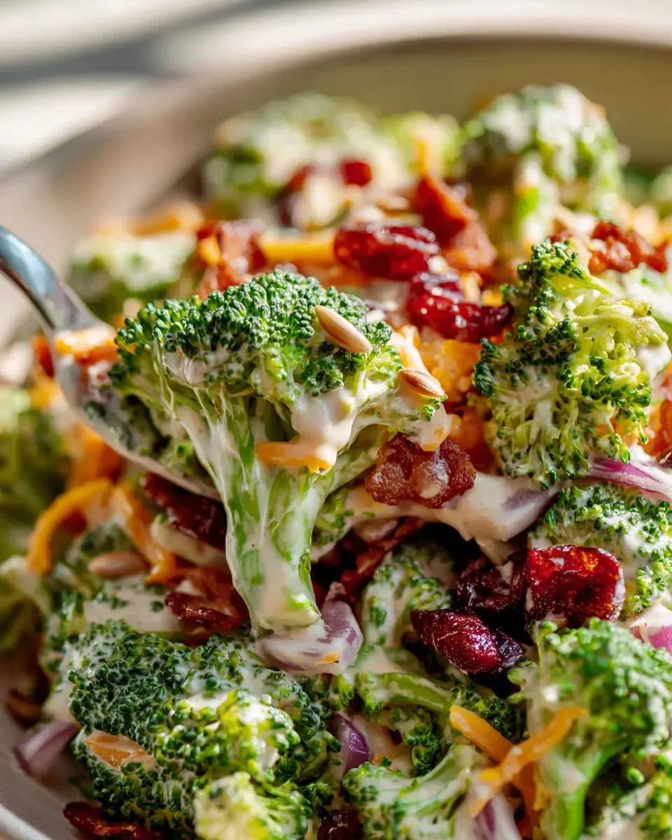 Broccoli Beef Bacon Salad