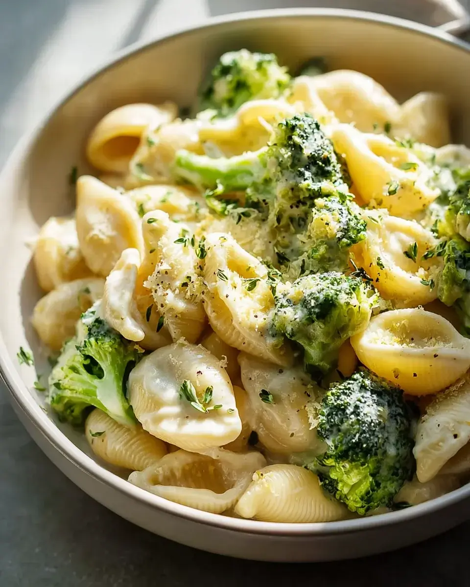 Brokkoli Nudeln Sahne