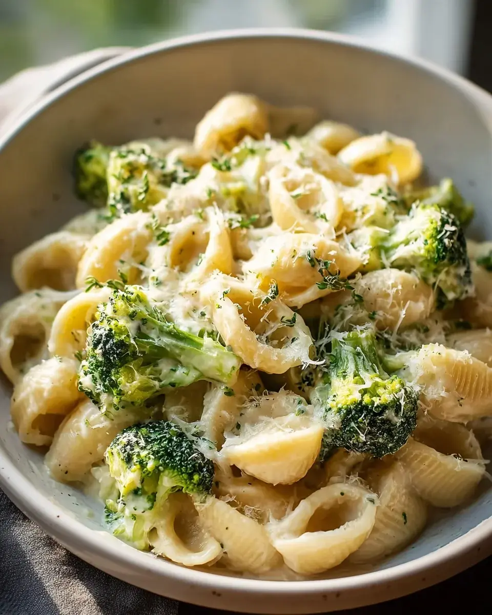 Brokkoli Nudeln Sahne