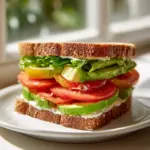 Caesar Sandwich mit Avocado und Tomaten