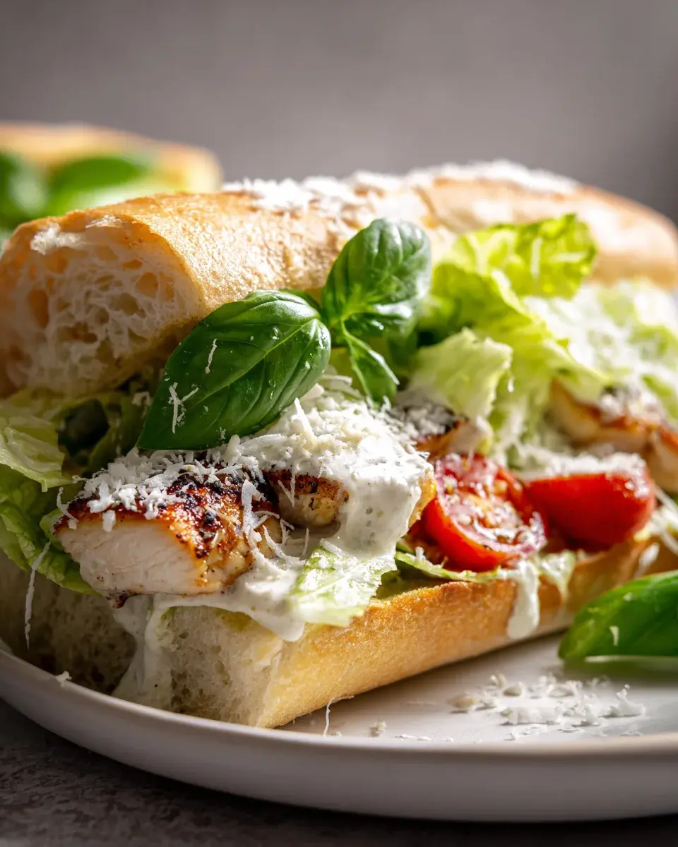 Chicken Caesar Sandwich 1