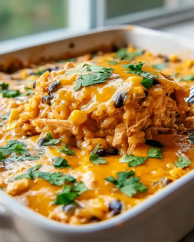 Leckere Chicken Enchilada Reisauflauf – Einfach und Schnell!