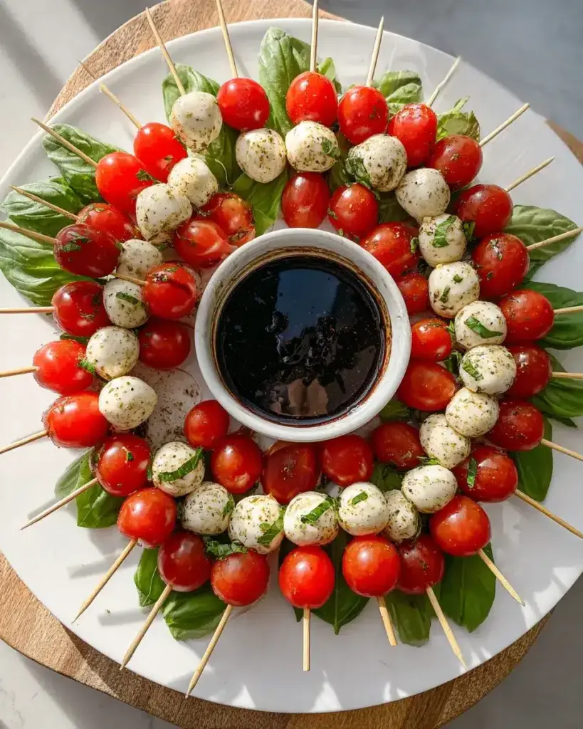 Weihnachts-Caprese-Kranz: Festliches Rezept für die Feiertage
