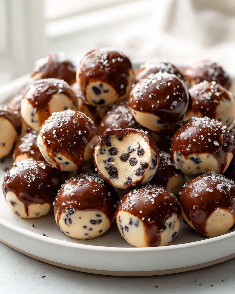 Cookie Dough Frozen Yogurt Bites 1