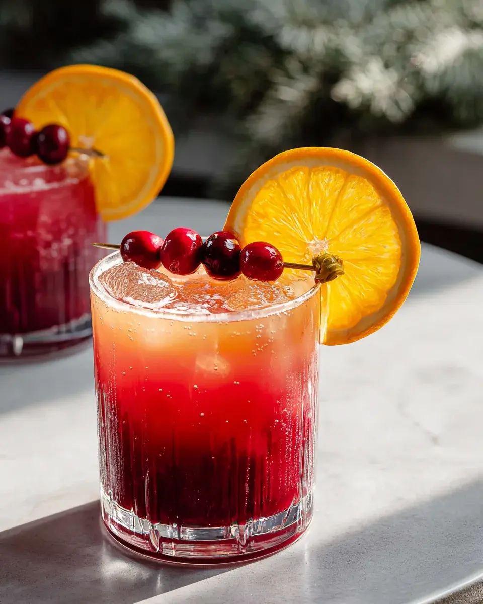 Cranberry Orange Mocktail