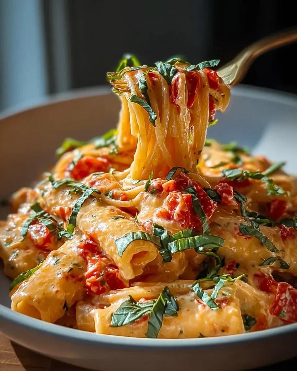 Creamy Tomato Garlic Pasta