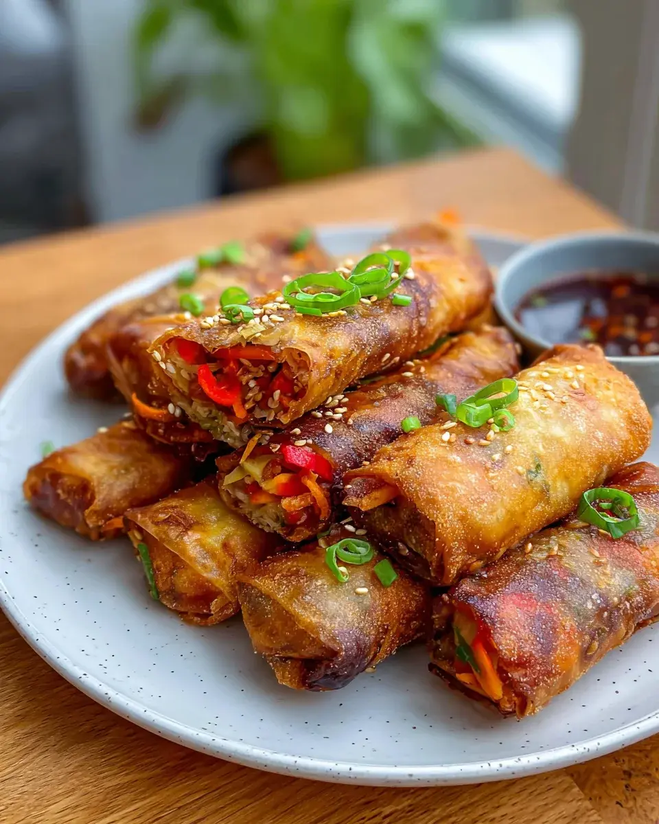 Crispy Frühlingsrollen Airfryer