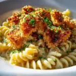 Garlic Parmesan Chicken Bites Mit Cremiger Rotini