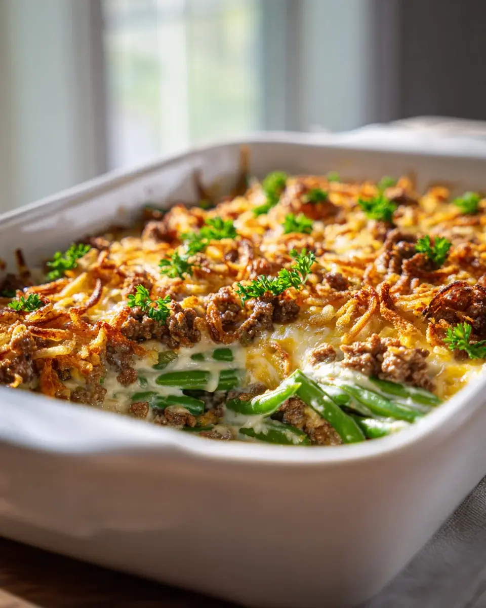 Ground Beef And Green Bean Casserole