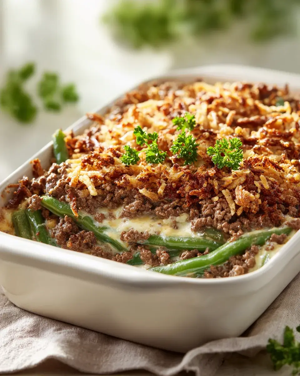 Ground Beef And Green Bean Casserole