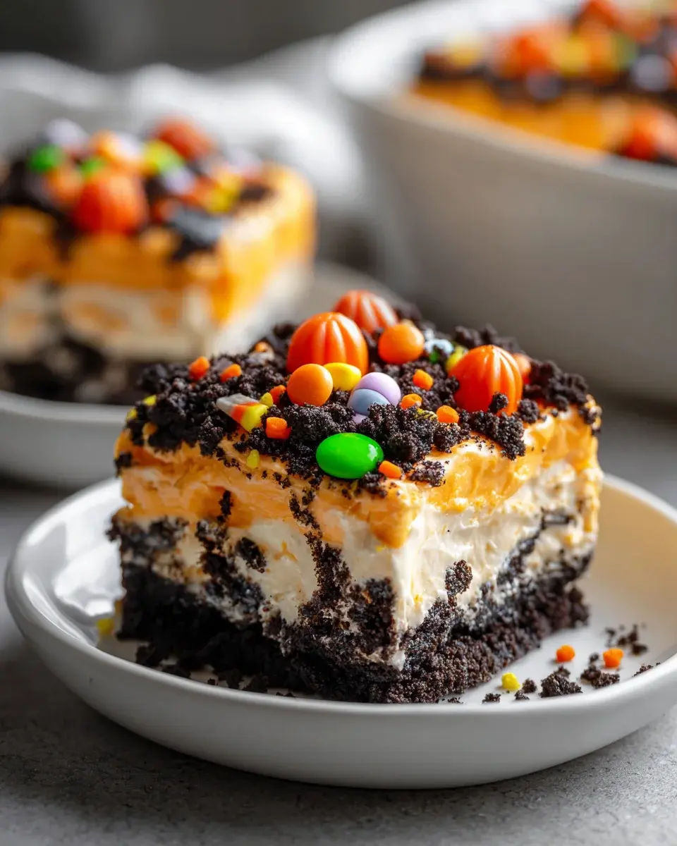 Halloween Oreo Dirt Cake 1
