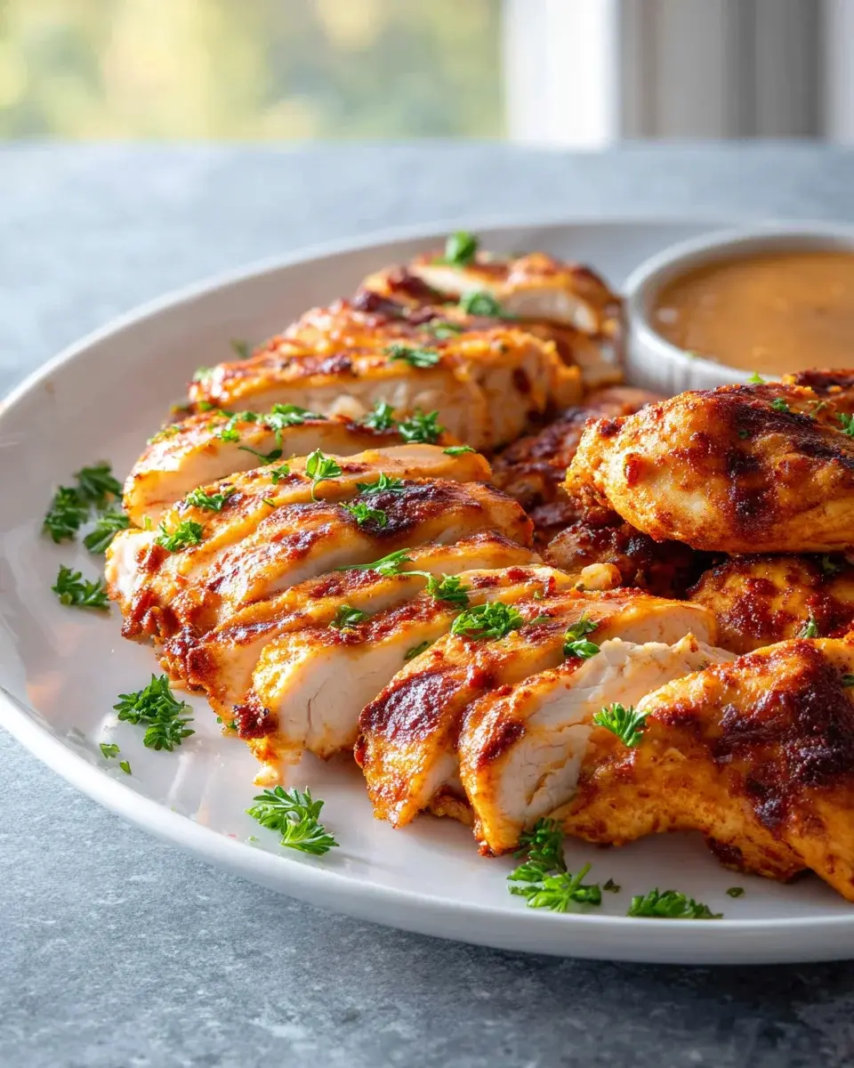 Hähnchenbrust Heißluftfritteuse