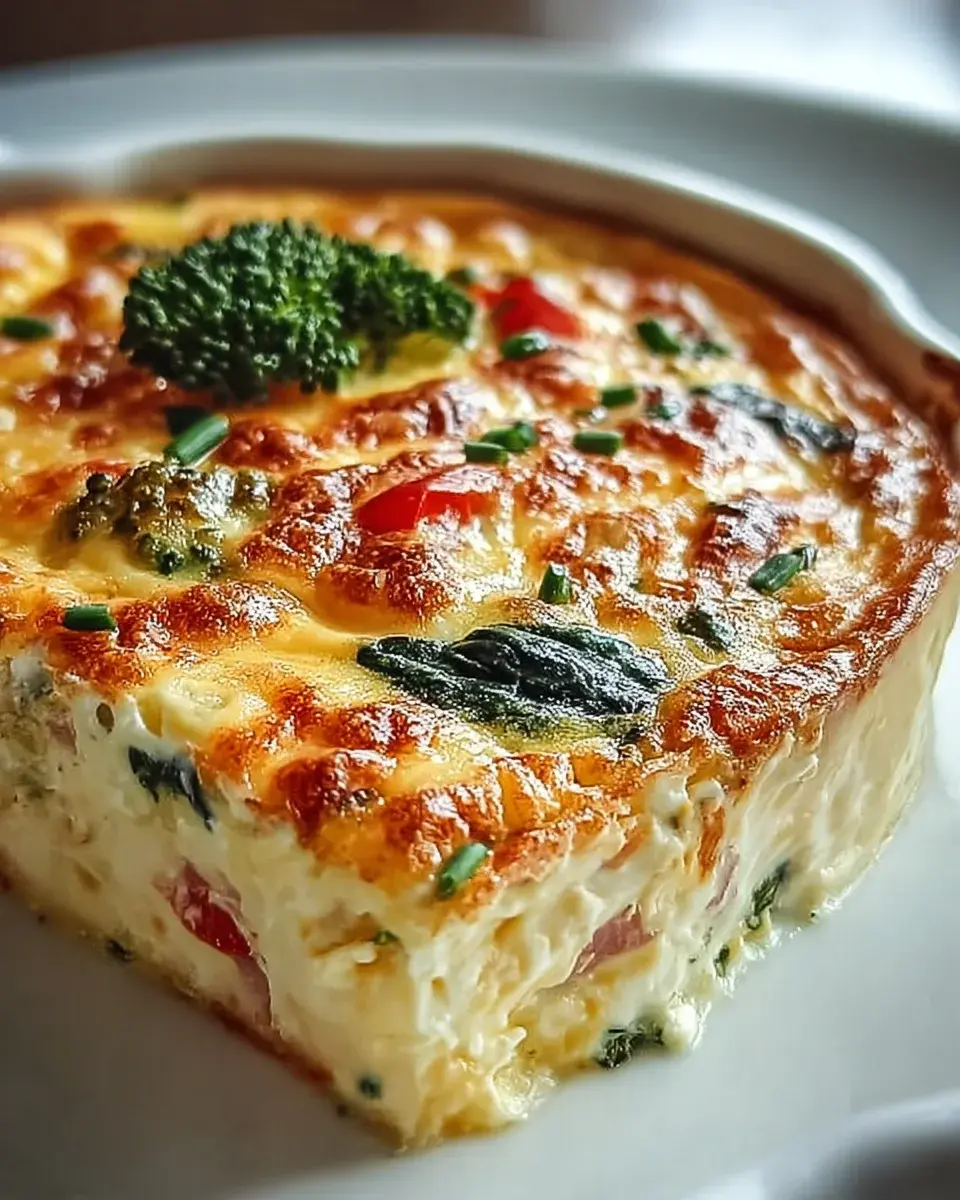 Hüttenkäse Ei Auflauf