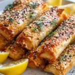 Knusprige Ofen Feta Rollchen