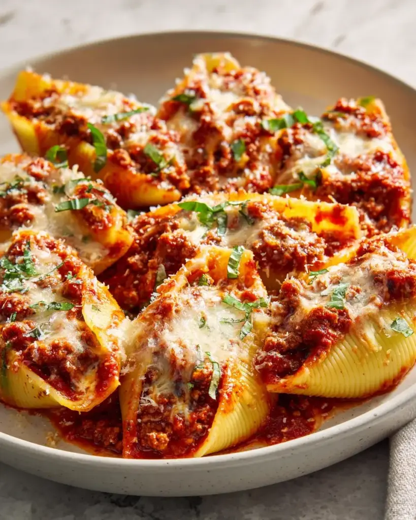 Käse-Rinderhack-Muschelnudeln: Herzhaft & unwiderstehlich!