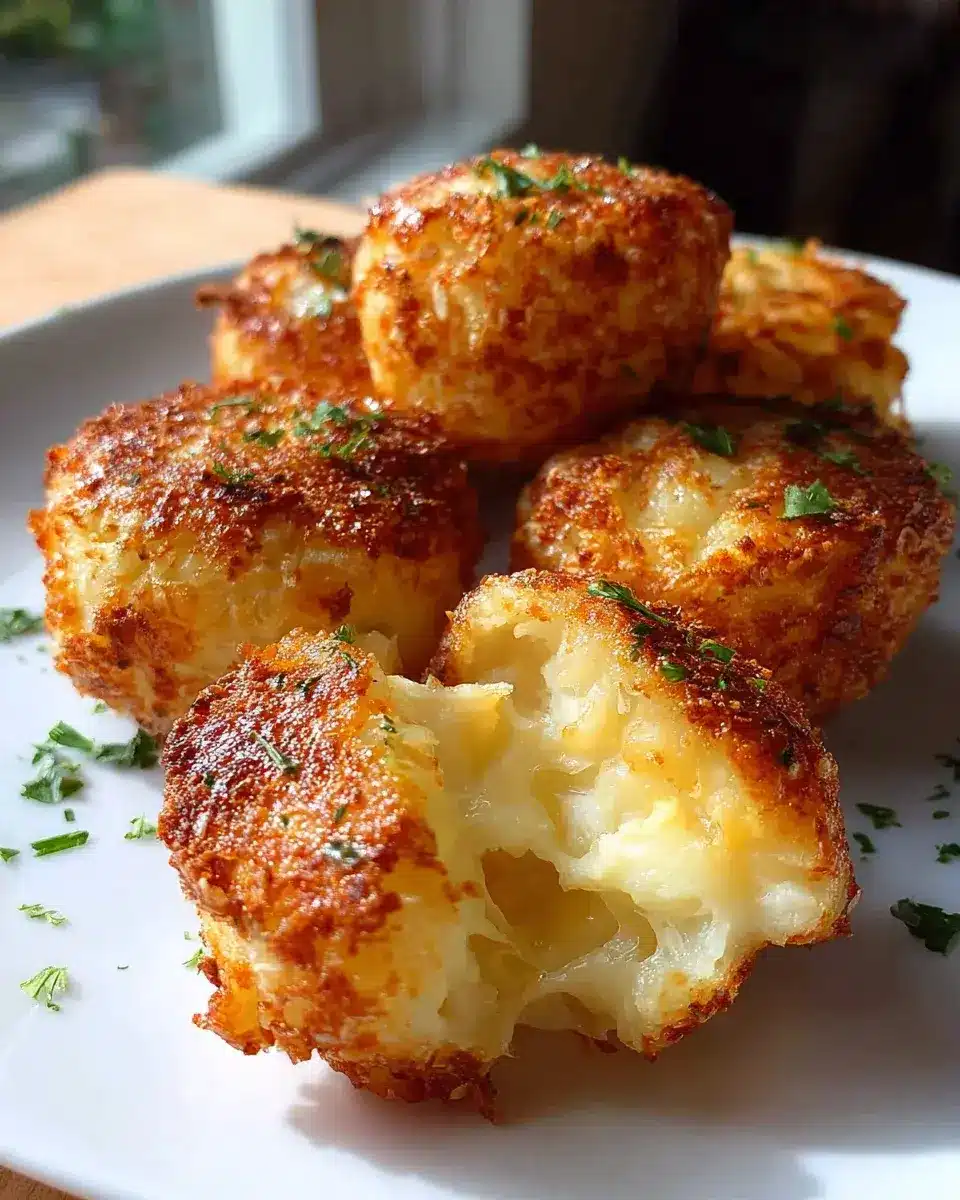 Mashed Potato Cheese Puffs