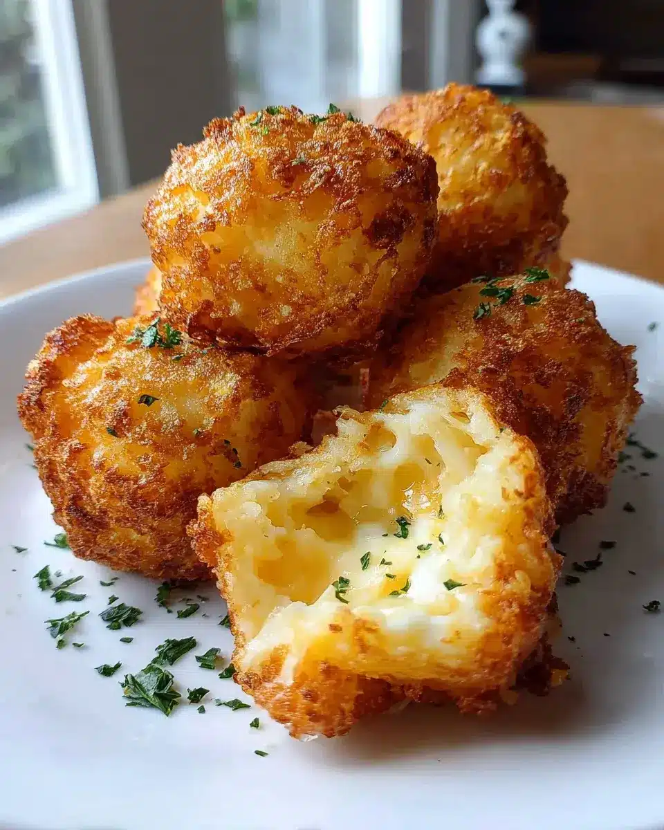 Mashed Potato Cheese Puffs