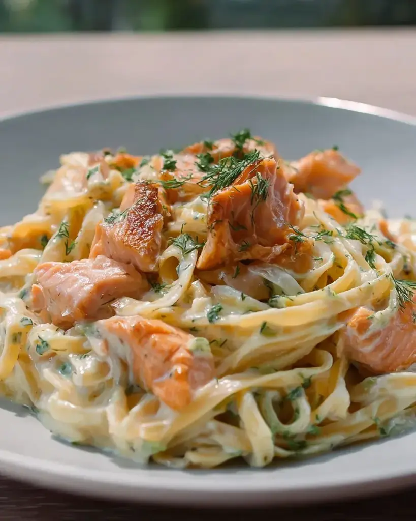 Pasta mit Lachs und Sahnesauce – Schnelles Rezept für Feinschmecker
