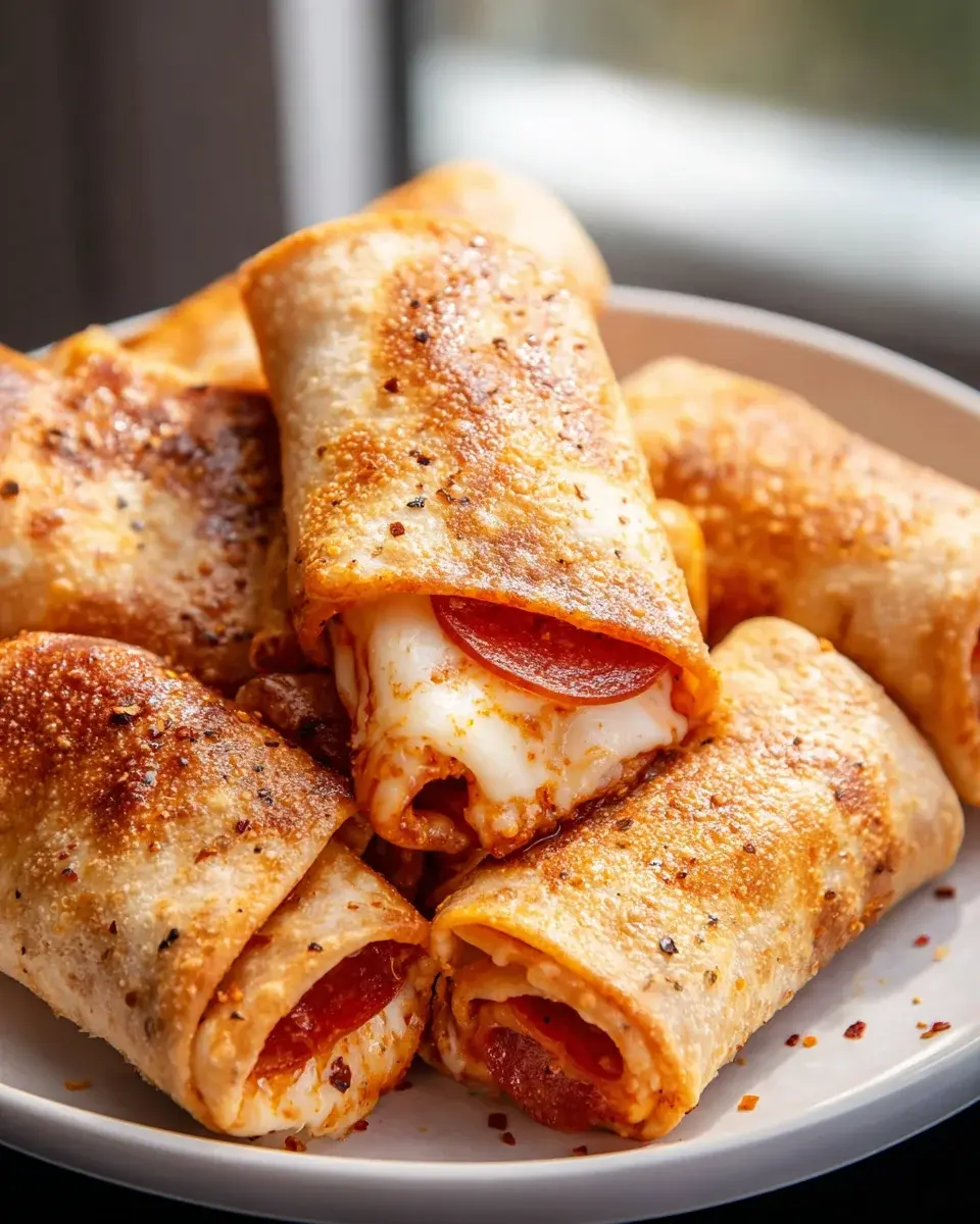Pizza Rolls Heißluftfritteuse