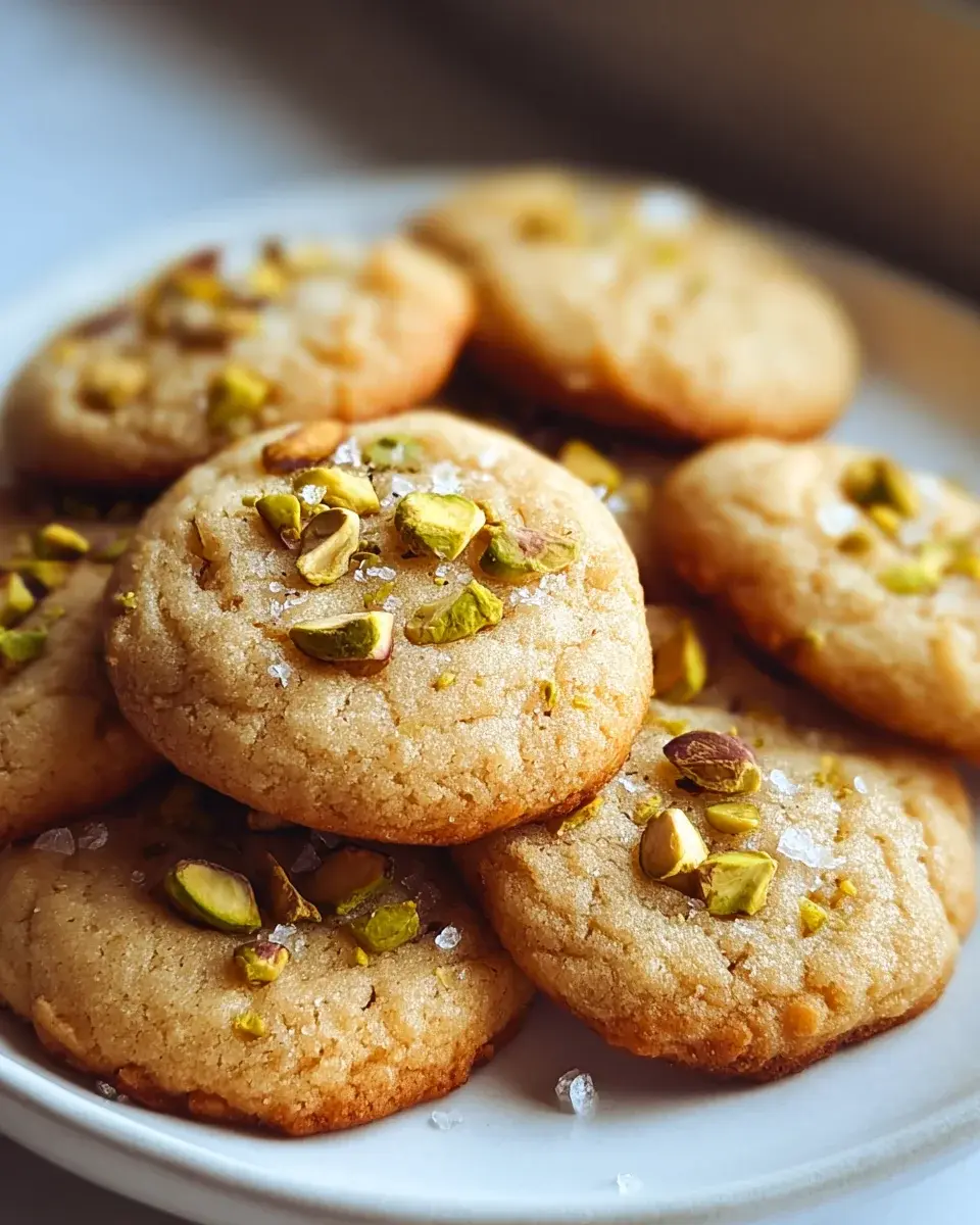 Salted Honey Pistachio Cookies
