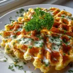 Savory Cheddar Herb Waffles