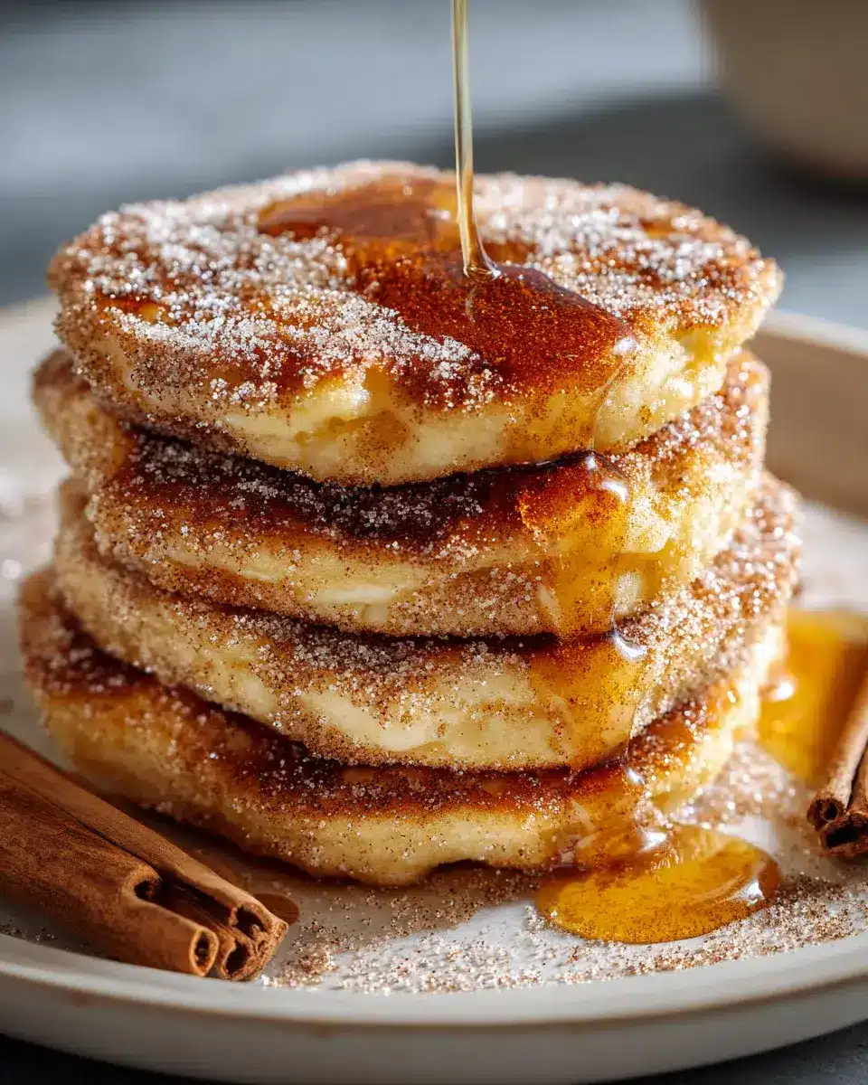 Spanish Churro Pancakes