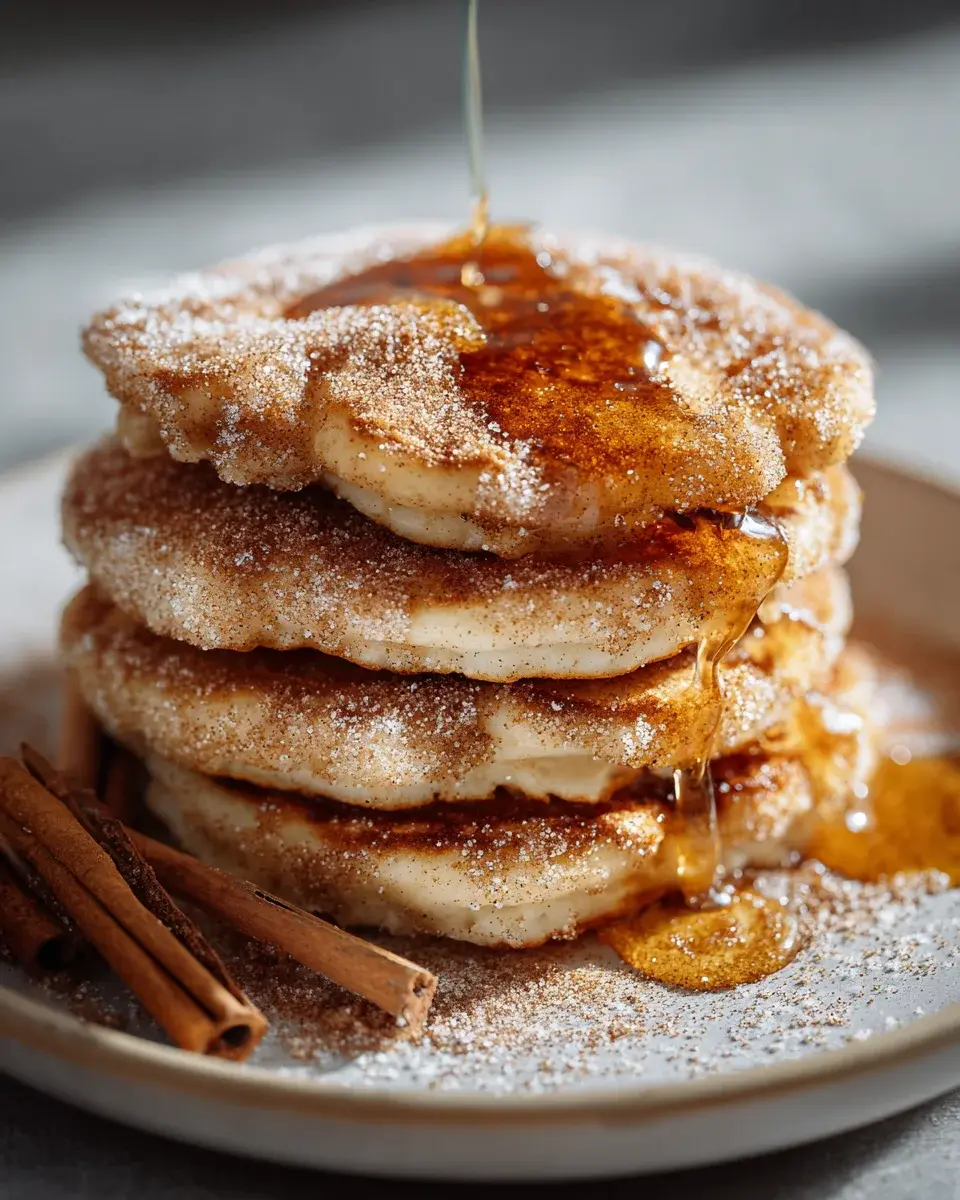 Spanish Churro Pancakes