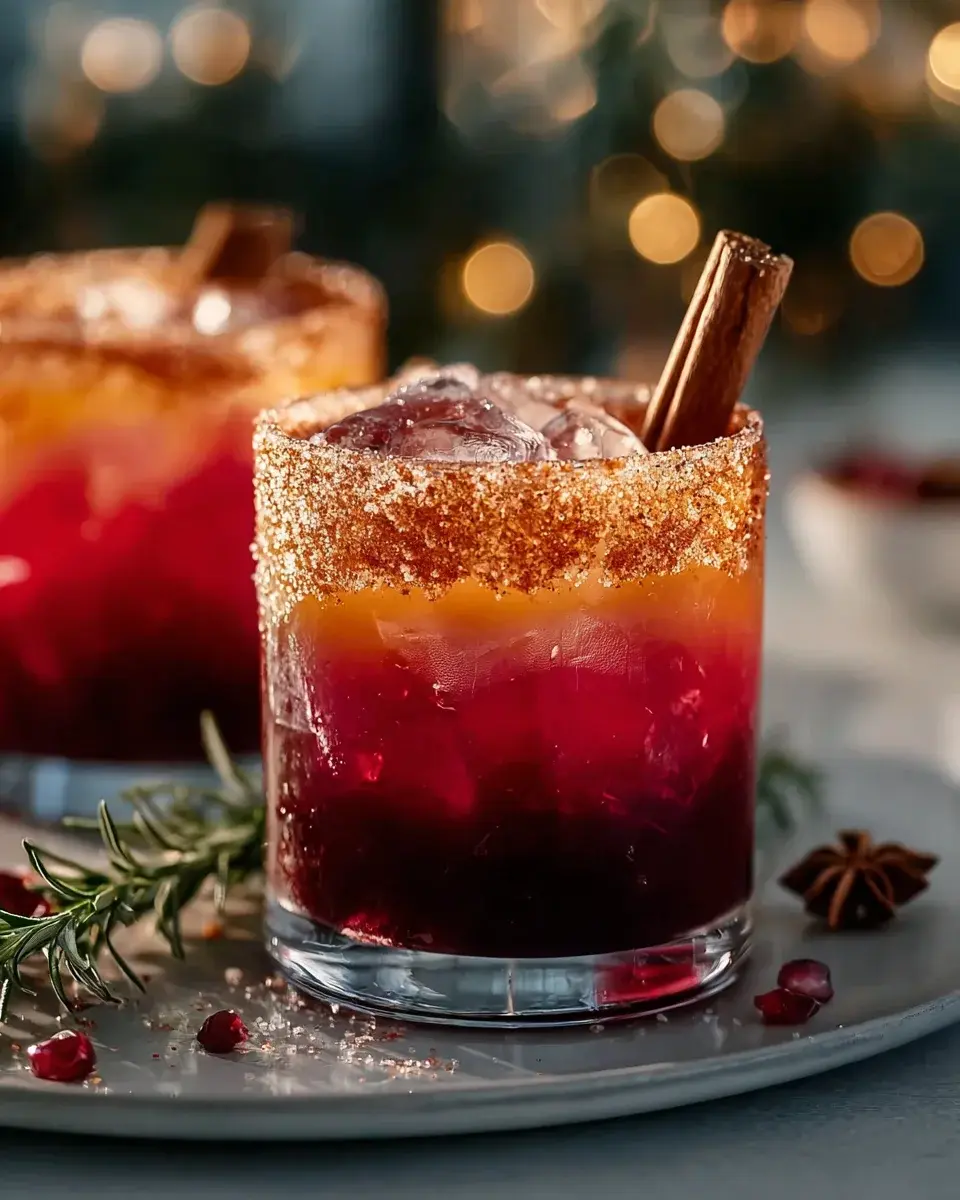 Spiced Christmas Margarita