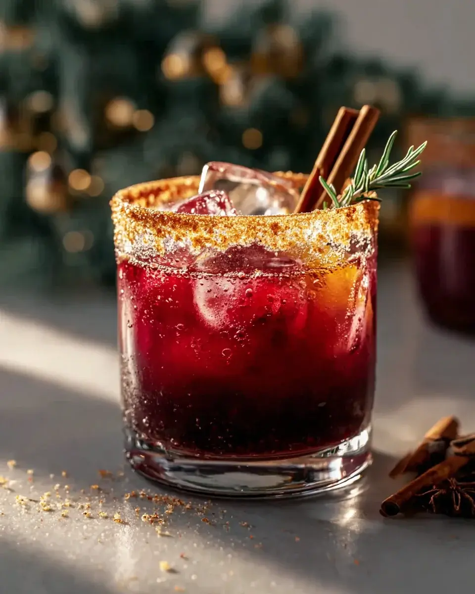 Spiced Christmas Margarita