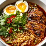 Spicy Chili Oil Chicken Ramen Bowls