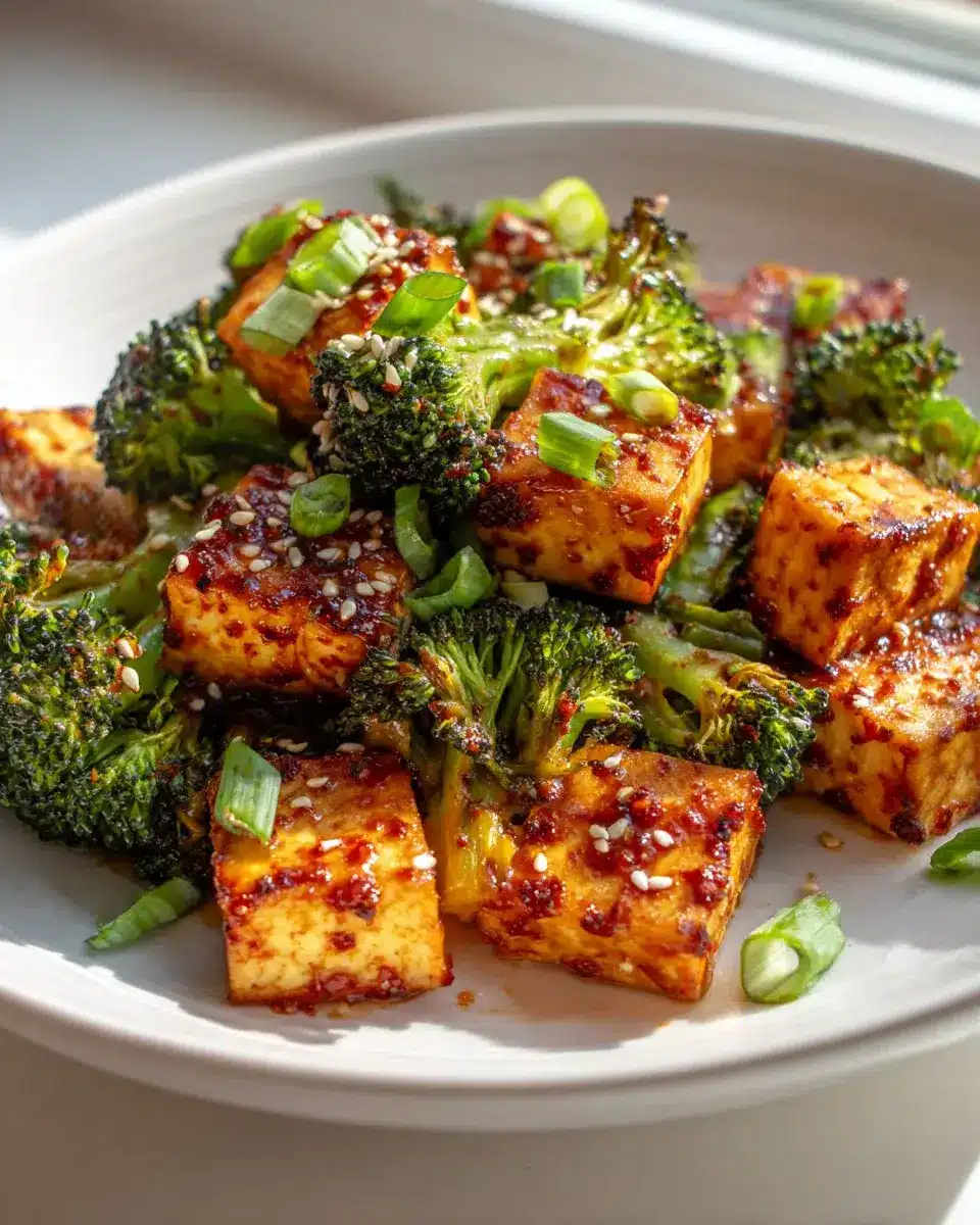 Spicy Tofu Broccoli Mit Chili Knoblauch Soye