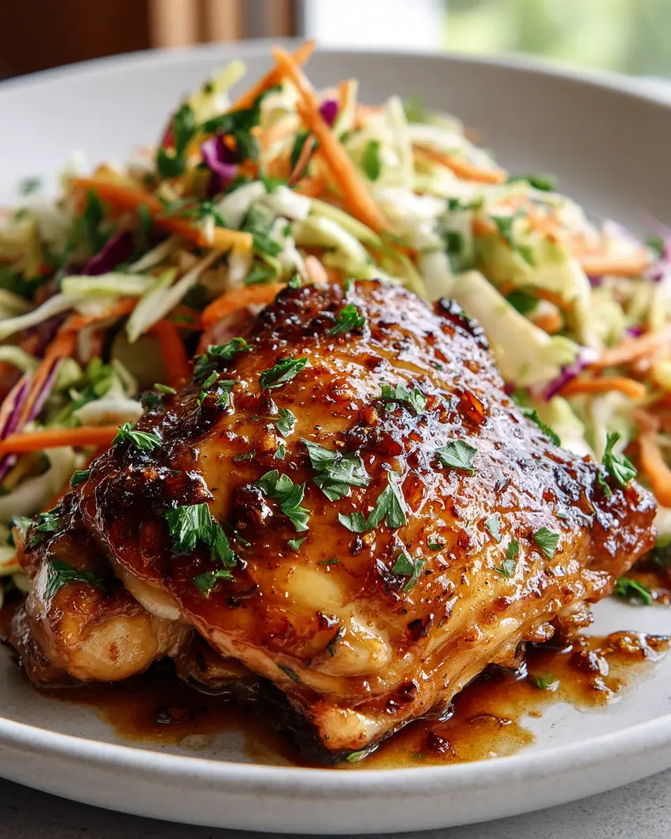 Sticky Apple Cider Chicken