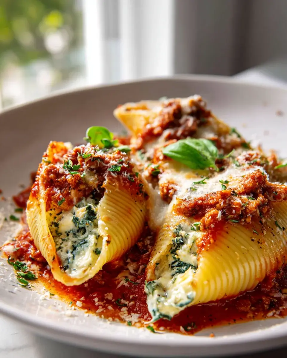 Stuffed Shell Lasagna Bake