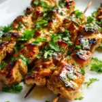 Thai Coconut Chicken Skewers