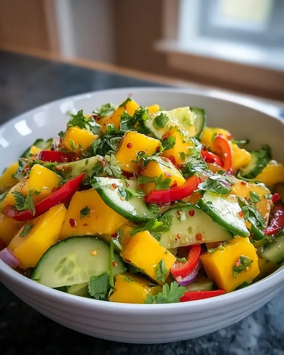 Thai Mango Cucumber Salad 1