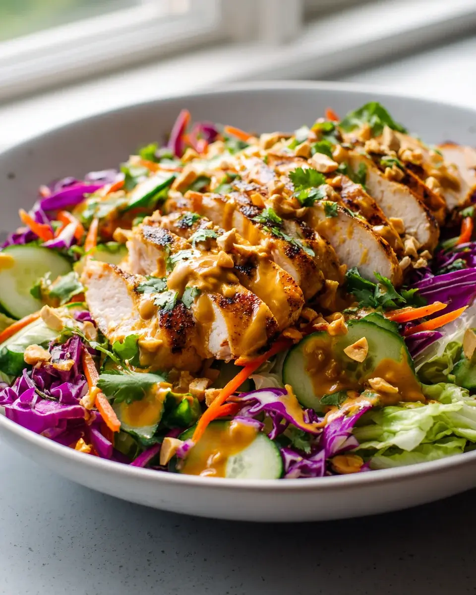 Thai Peanut Chicken Salad