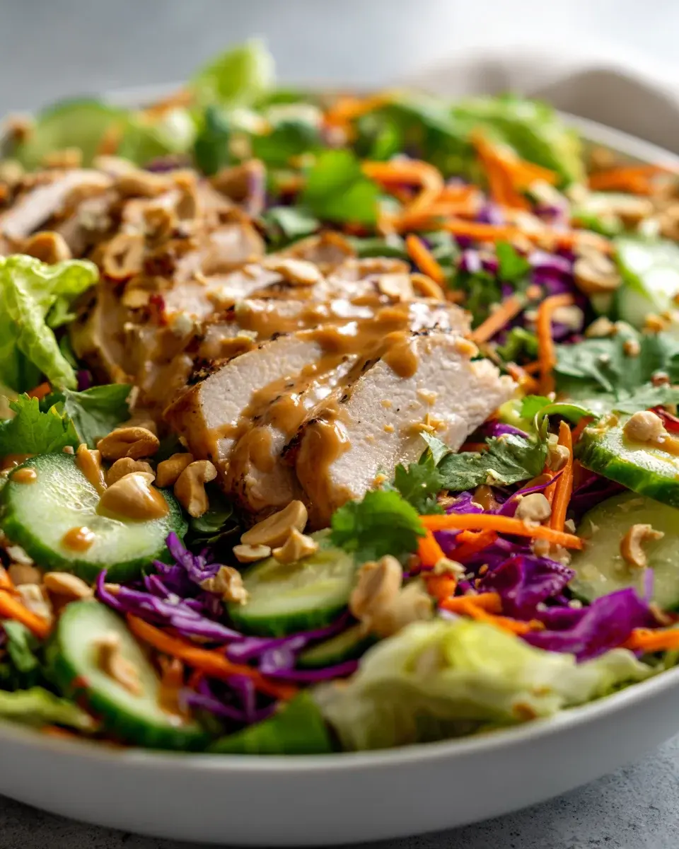 Thai Peanut Chicken Salad