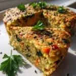 Veganer Gemyse Kuchen Mit Kichererbsenmehl