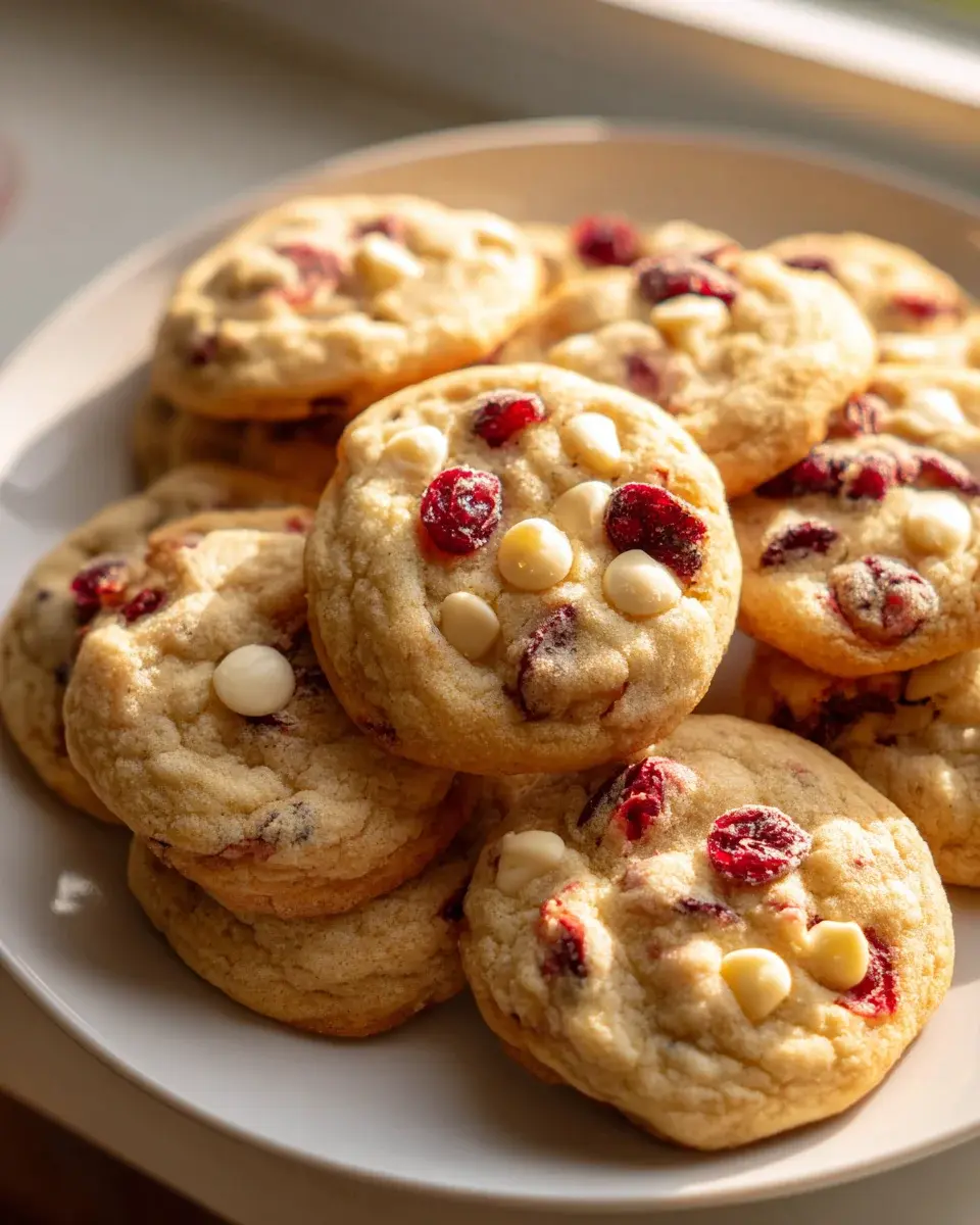 Weiße Schokolade Cranberry Cookies