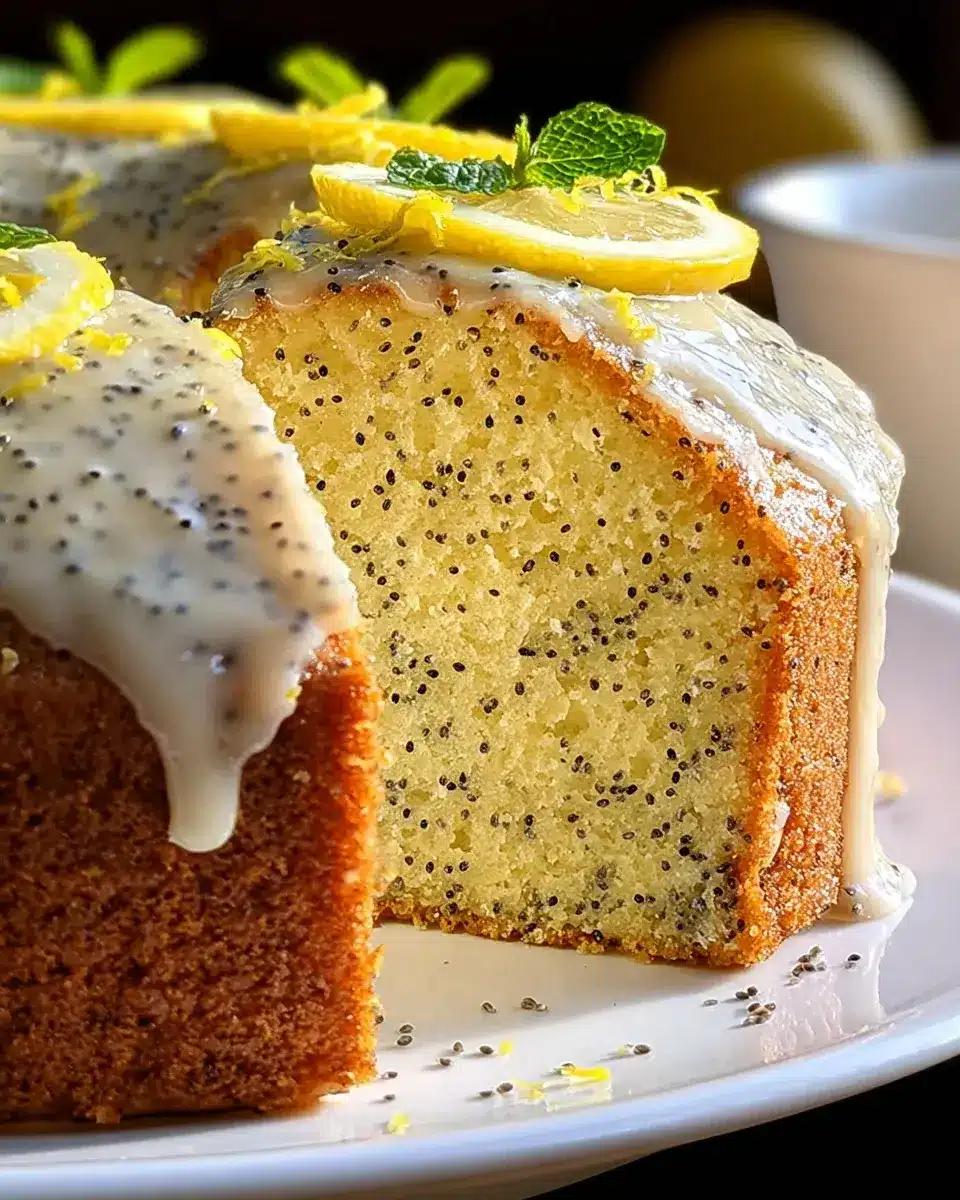 Zitronen Mohn Kuchen