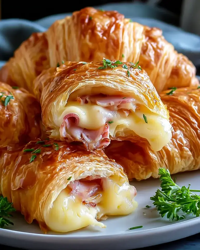 Unwiderstehliche Air Fryer Rindfleisch-Käse-Croissants Rezept