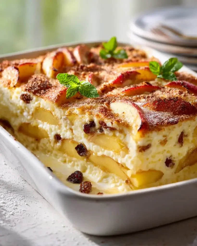 Milchreisauflauf mit Äpfeln – Einfaches Rezept für Genuss!