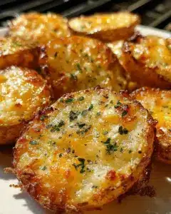 Air Fryer Cheesy Potatoes