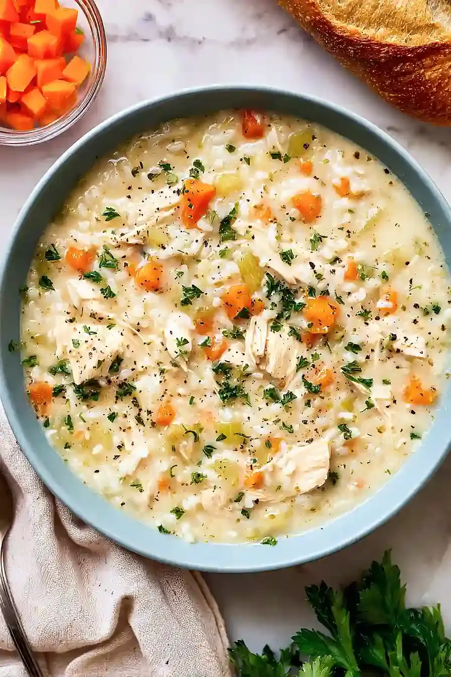 Craving Hühnersuppe mit Ranch und Frischkäse
