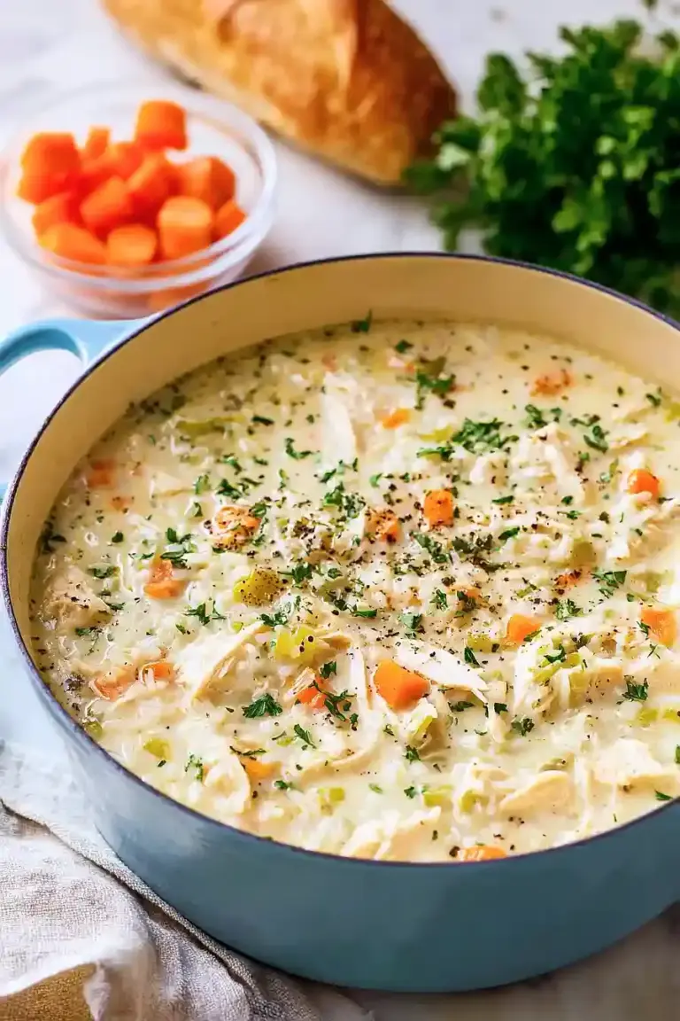 Craving Hühnersuppe mit Ranch und Frischkäse