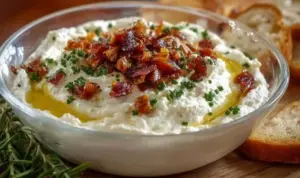 Knuspriger Feta-Aufstrich mit Knoblauch